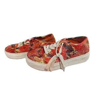 Kurt Geiger London "Laney" Crystal Floral Sneakers